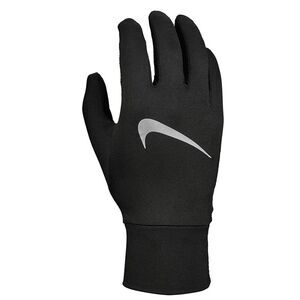 Nike Mens Accelerate Running Gloves / Black/Silver